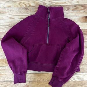 Lululemon Athletica Purple Cowl Neck Sweater
